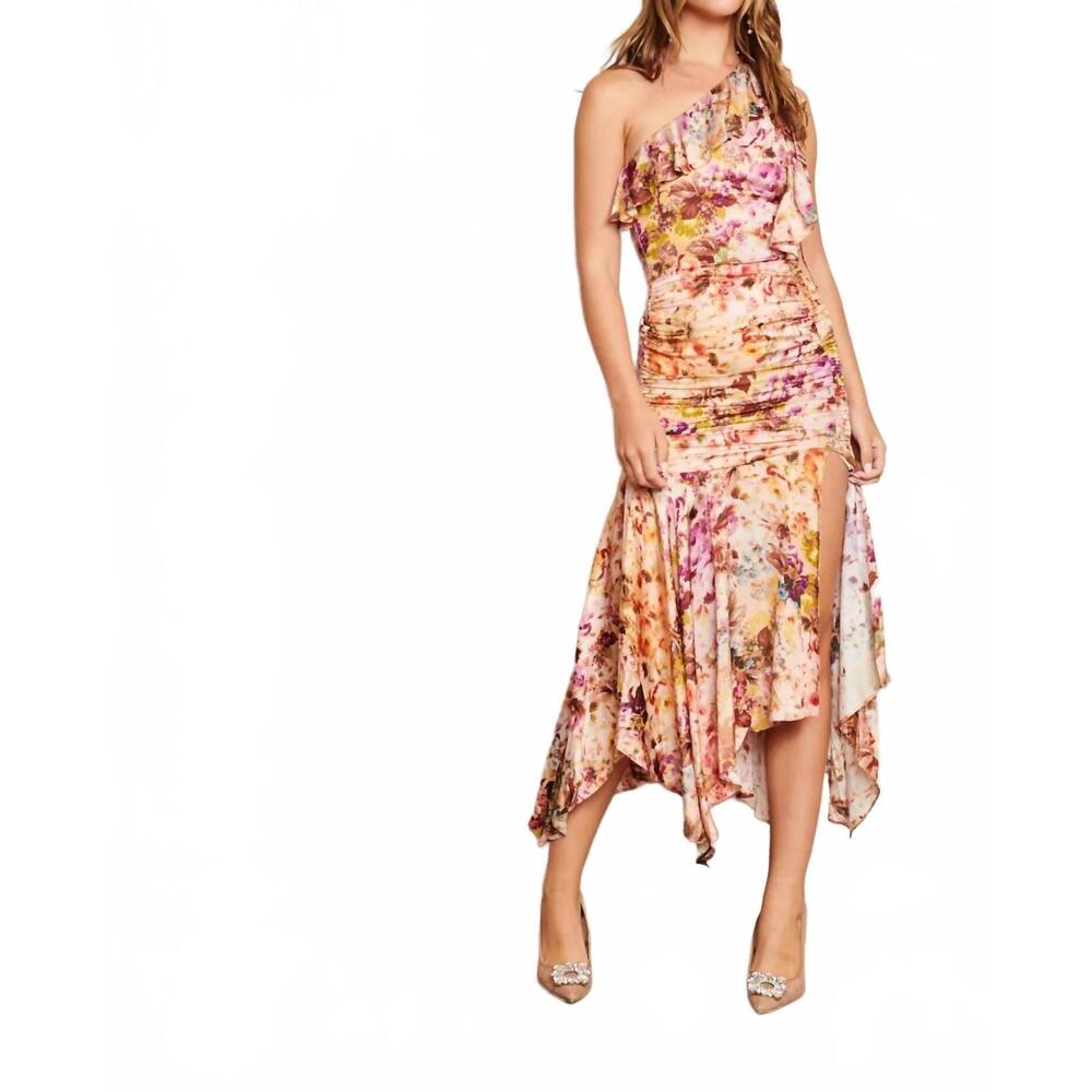 NEW DRA LOS ANGELES hudson bohemian dress in sunset floral